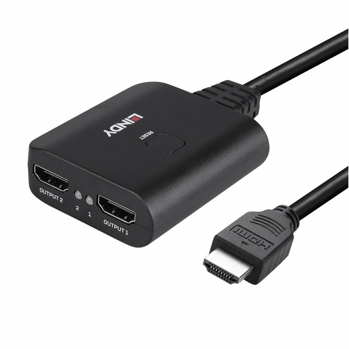 HDMI till 2 x HDMI Adapter LINDY Svart - 3
