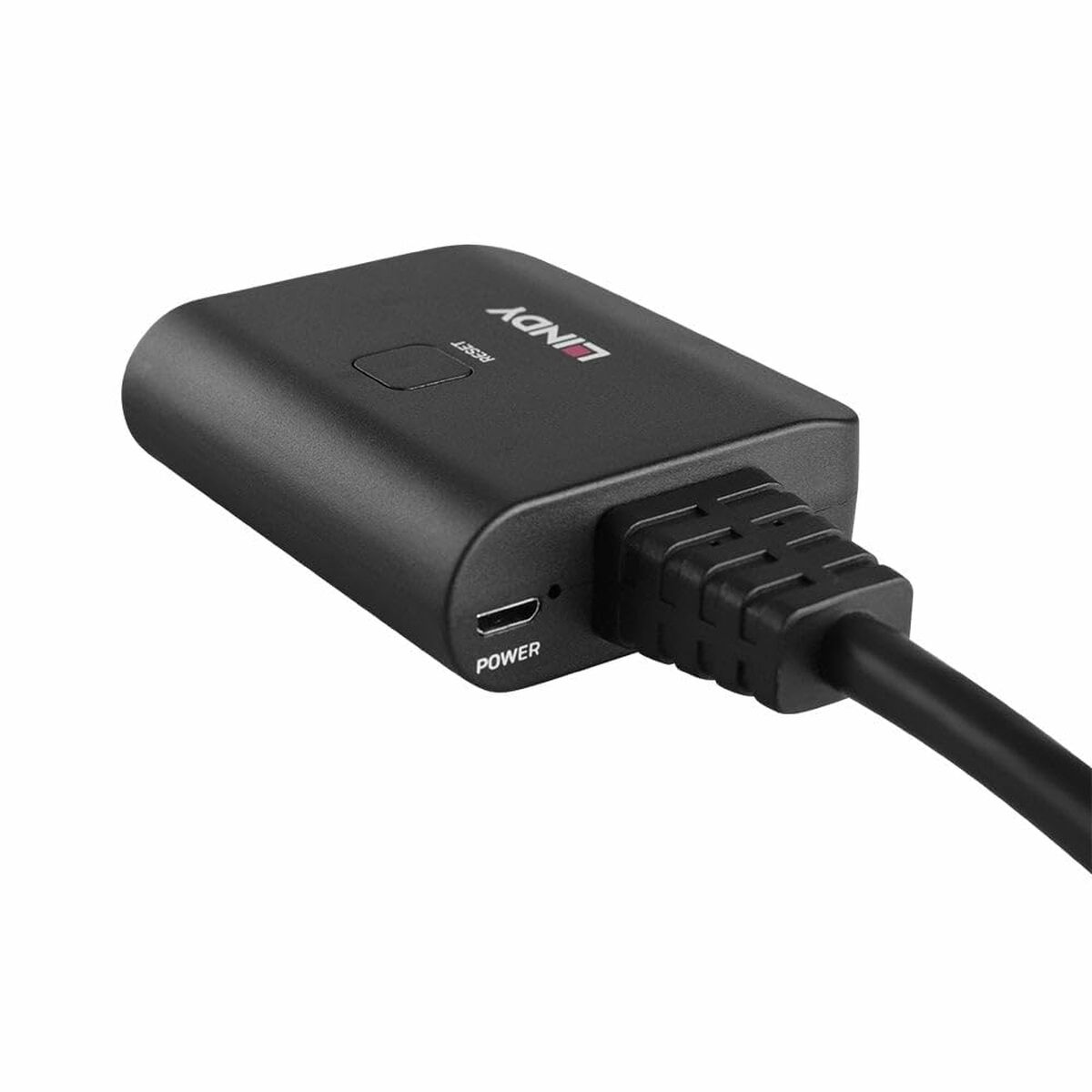 HDMI till 2 x HDMI Adapter LINDY Svart