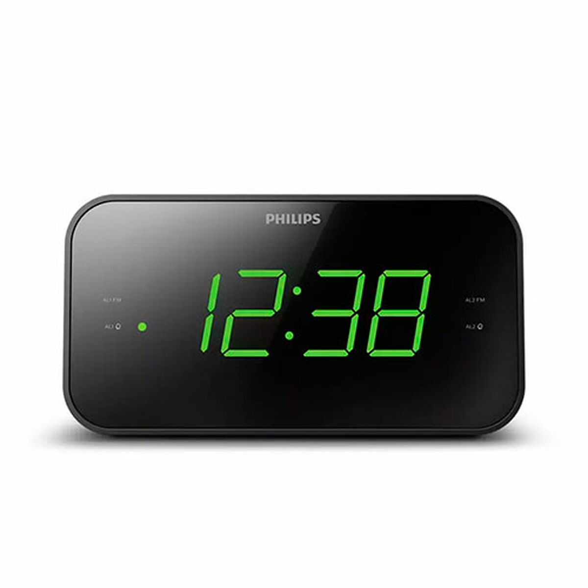 Väckarklocka Philips Svart