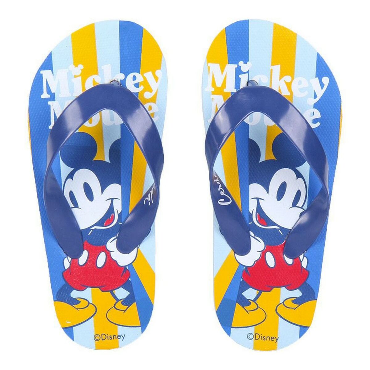 Strandtofflor för barn Mickey Mouse Blå