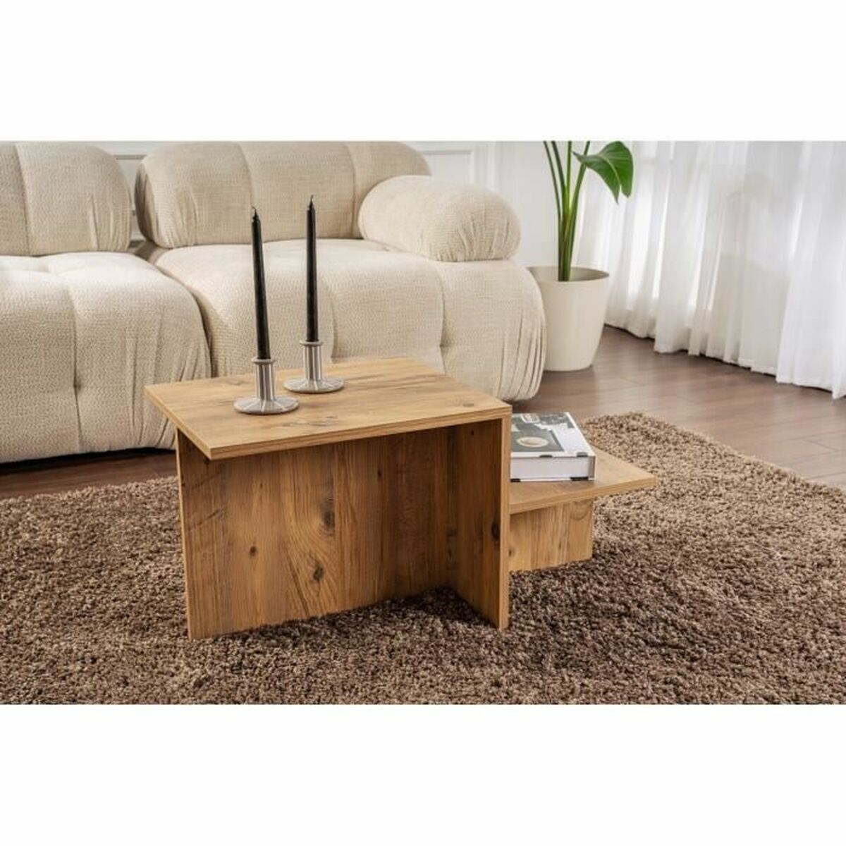 Soffbord Harmony Brun 80 x 40 x 40 cm - 2