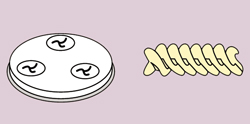 Form "fusilli" ø 9 mm för CBF0001