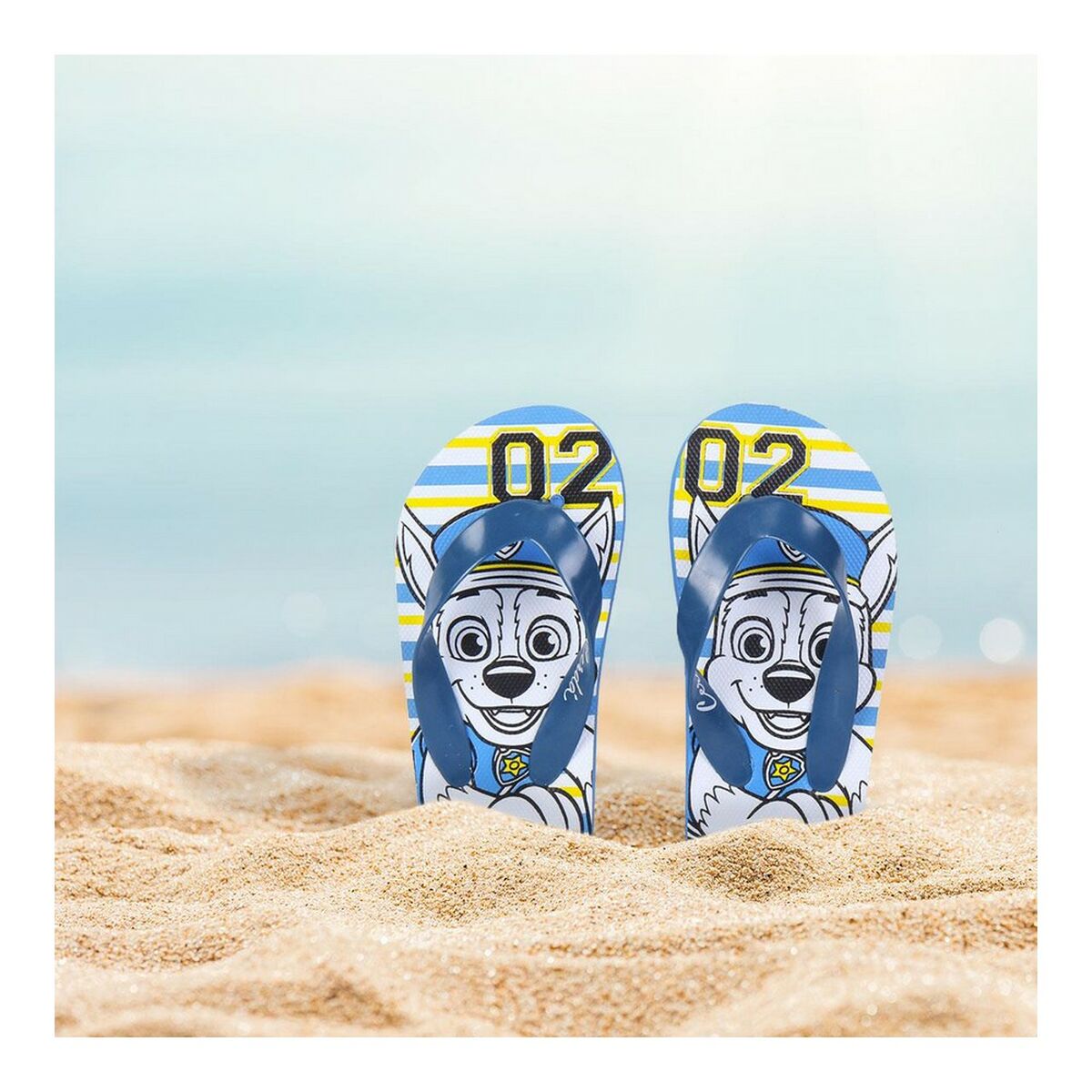 Strandtofflor för barn The Paw Patrol Blå - 4