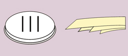 Form "pappardelle" 16 mm för CBF0001