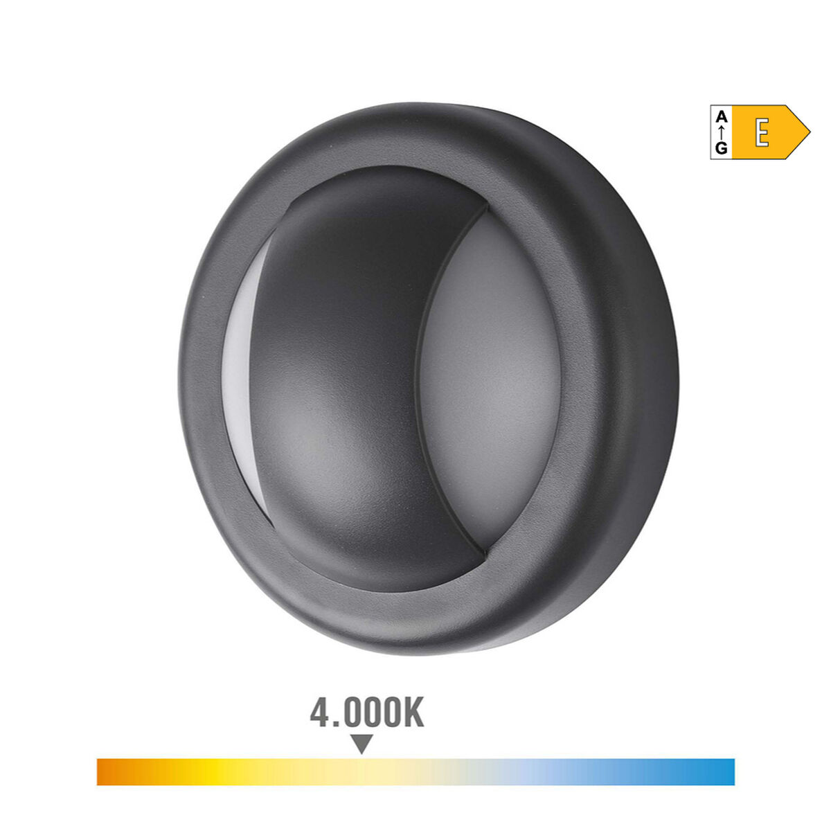 Vägglampa med LED EDM 32156 Svart Plast E 6 W 250 Lm (4000 K) - 6