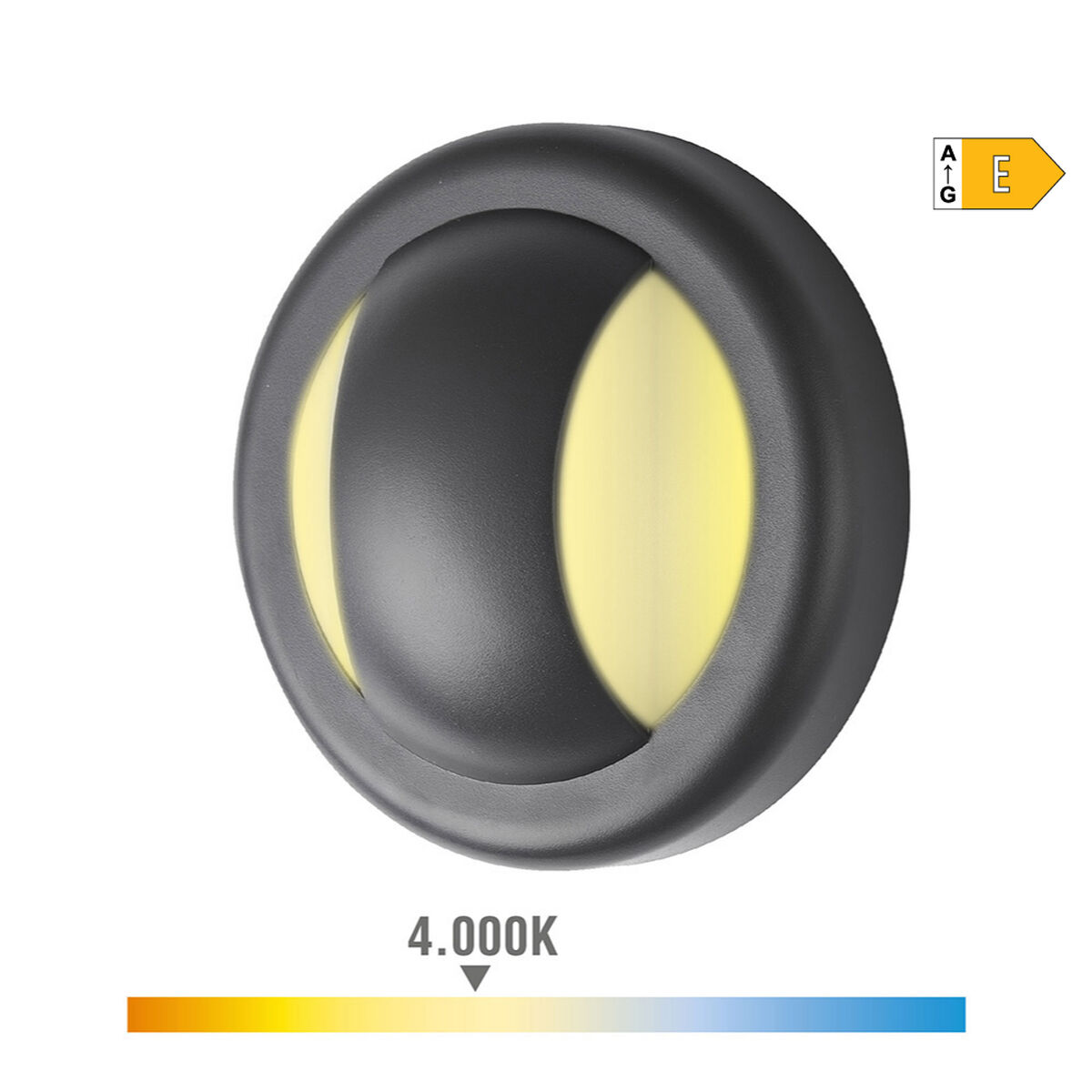 Vägglampa med LED EDM 32156 Svart Plast E 6 W 250 Lm (4000 K) - 7