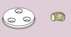 Form "gnocchi" ø 12 mm för CBF0001
