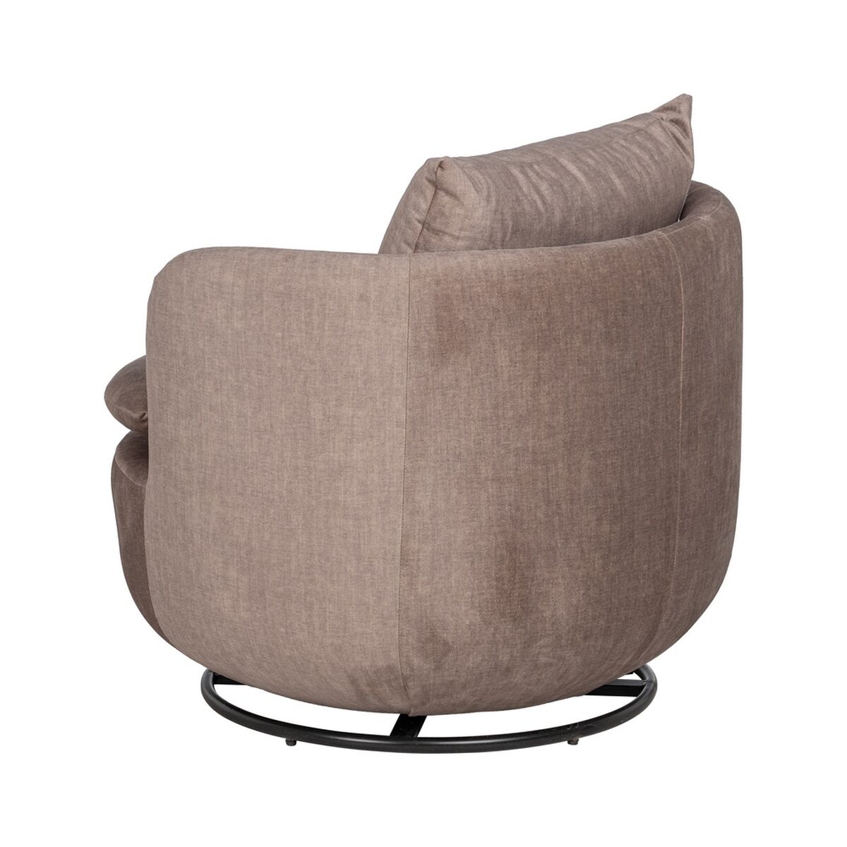 Fåtölj Beige-brun (taupe) Trä Järn 84 x 74 x 66 cm - 8