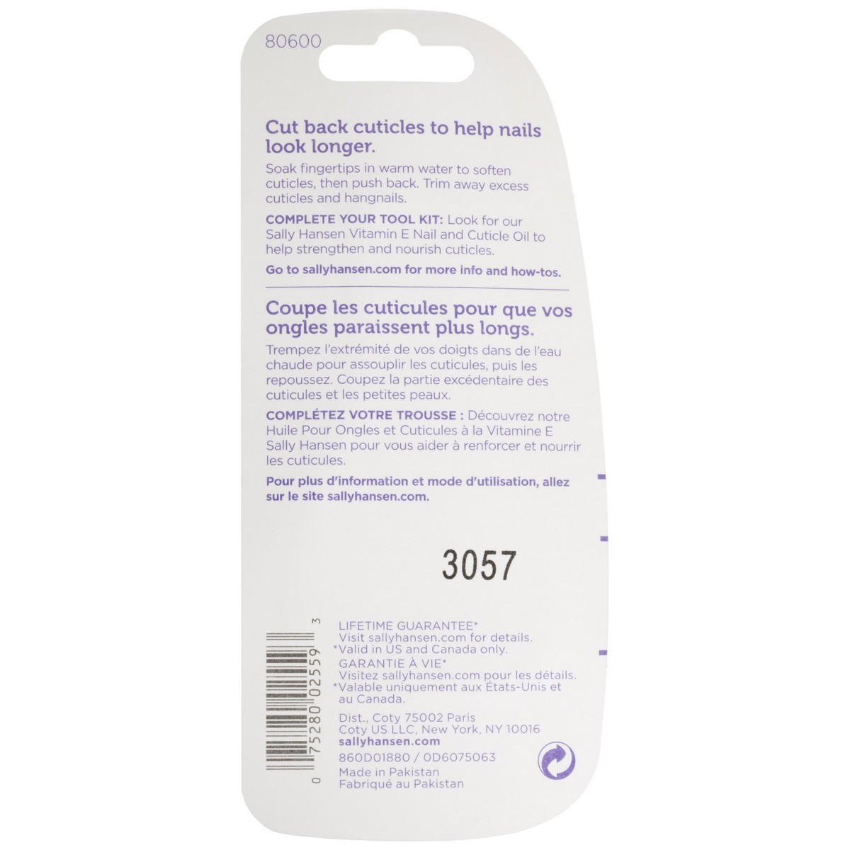 Nagelbandssax Sally Hansen Beauty Tool - 10