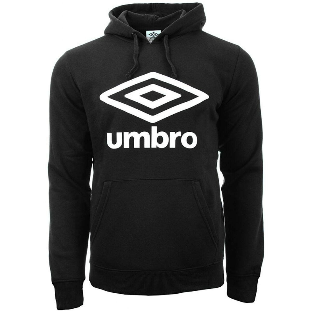Tröja med huva Unisex Umbro  LOGO OH Svart - 6