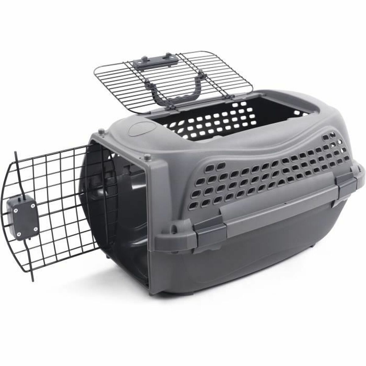 Transporter MPETS ECO GIRO M Grå Mörkgrå Plast Katt - 3