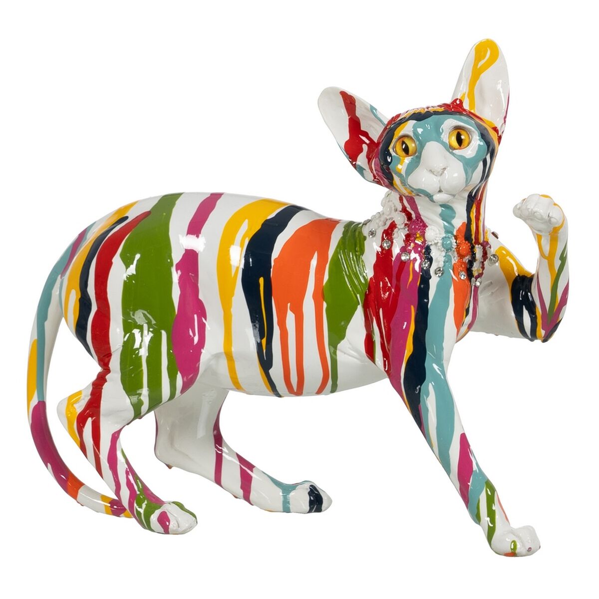 Prydnadsfigur Katt 32 x 13 x 28,5 cm