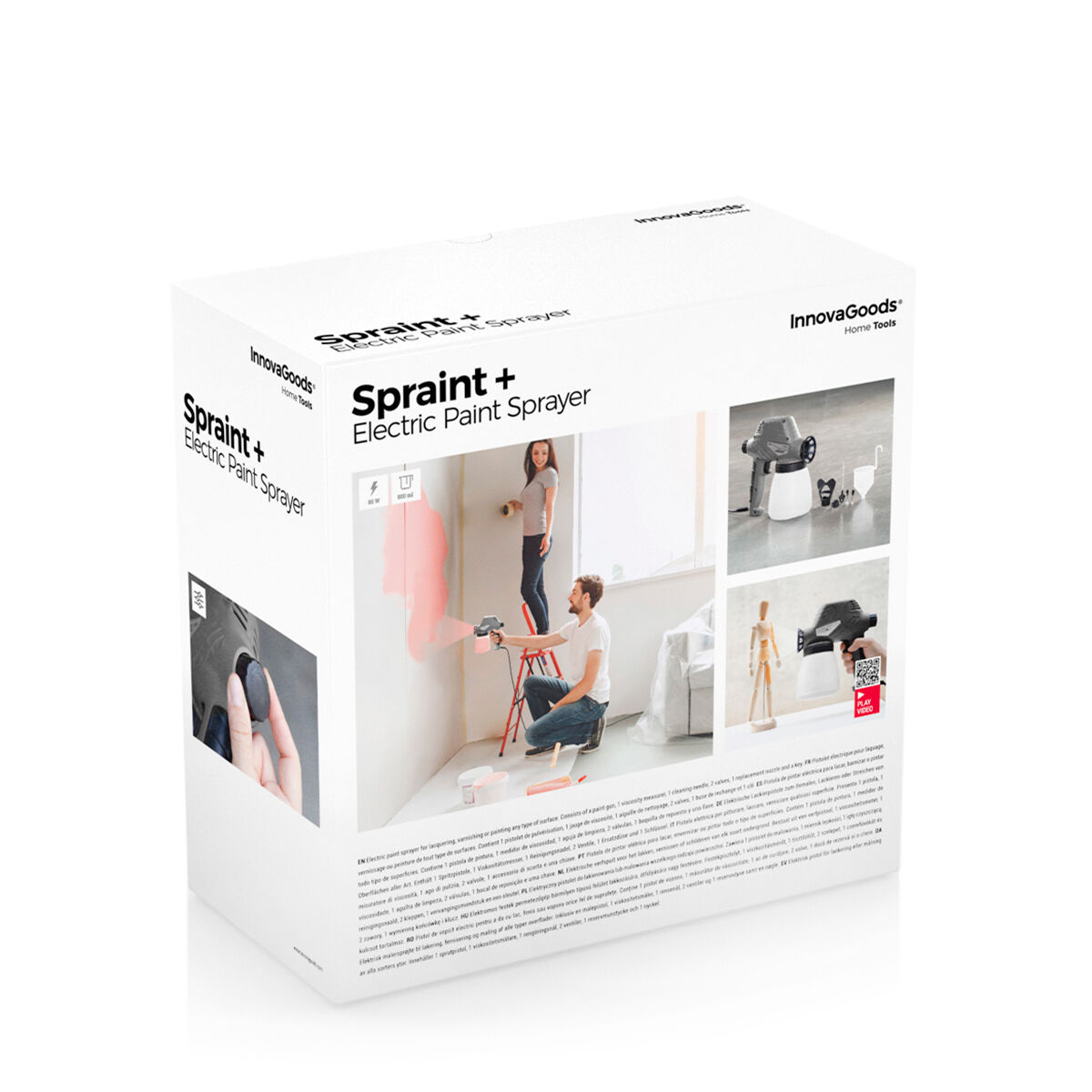 Elektrisk färgspruta (sprej) Spraint+ InnovaGoods - 18