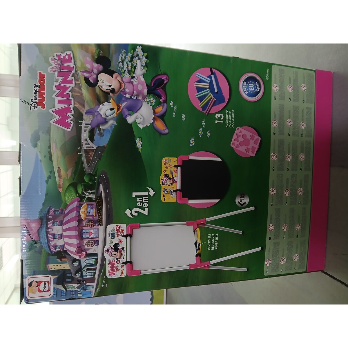 Tavla 2 i 1 Minnie Minnie Mouse 37 x 32 x 98 cm (12 pcs) (37 x 32 x 98 cm) - 5