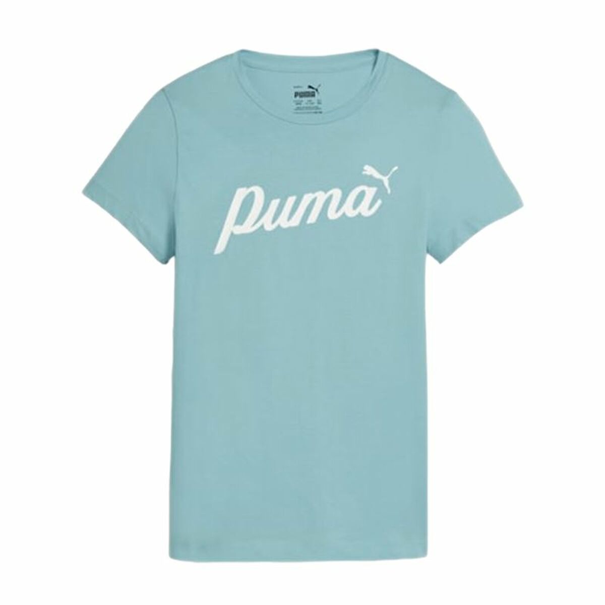 Barn T-shirt med kortärm Puma Essentials+ Script