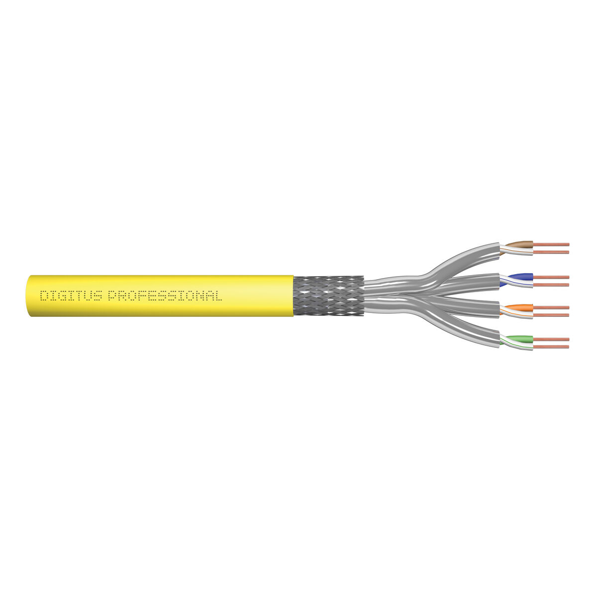 Nätkabel FTP Styv Kategori 7 Digitus by Assmann DK-1743-A-VH-10 1000 m Gul - 2