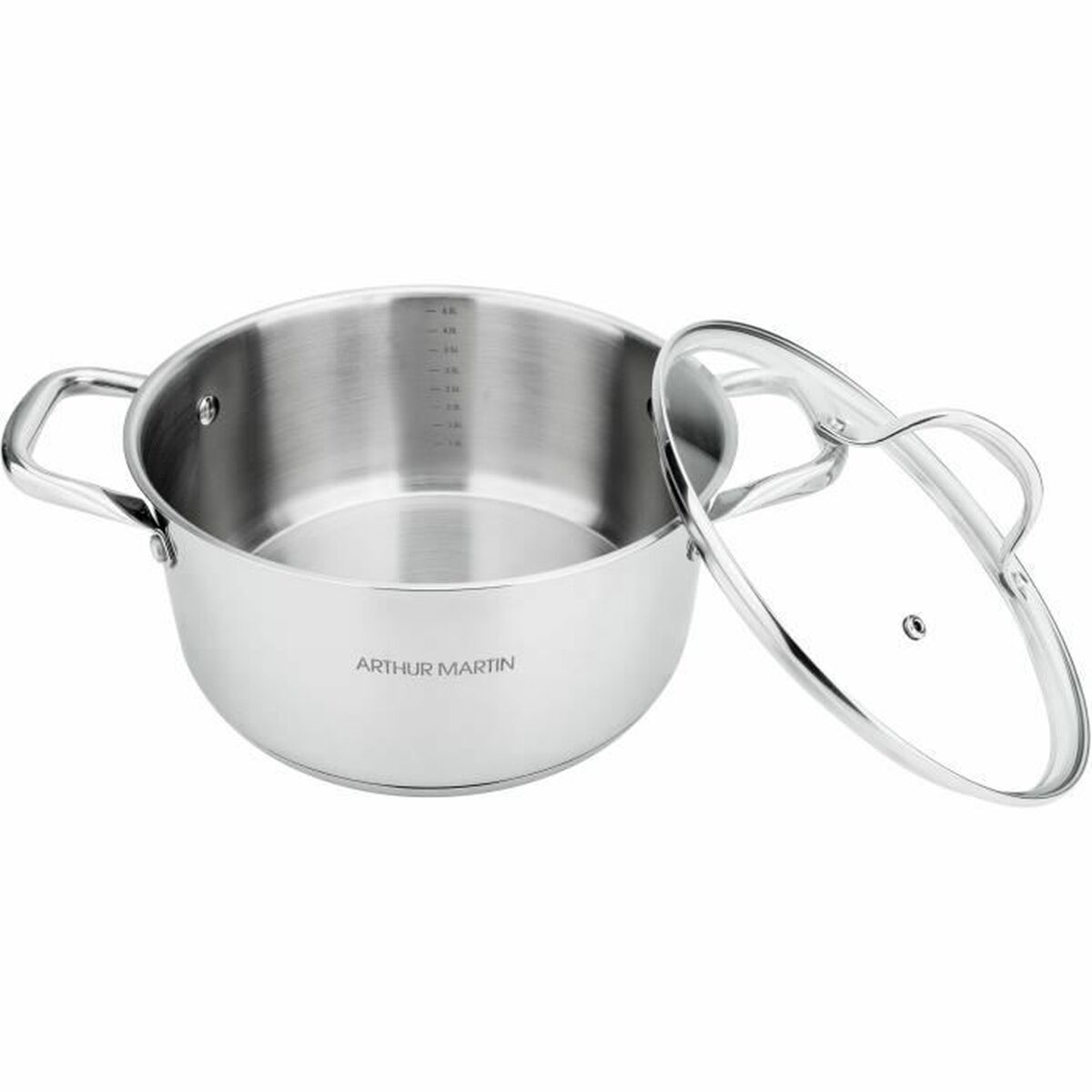 Gryta med lock Arthur Martin AM2513 Ø 28 cm - 2