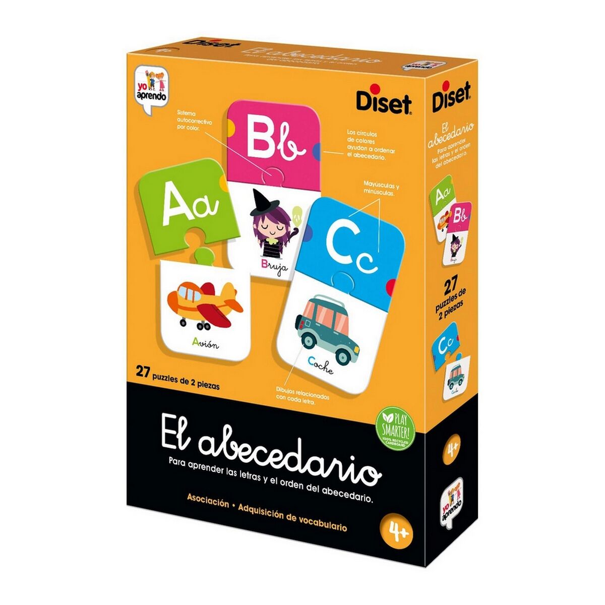 Utbildningsspel Diset El Abecedario 54 Delar - 6