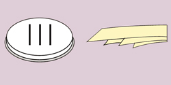 Form "pappardelle" 16 mm för CBF0002