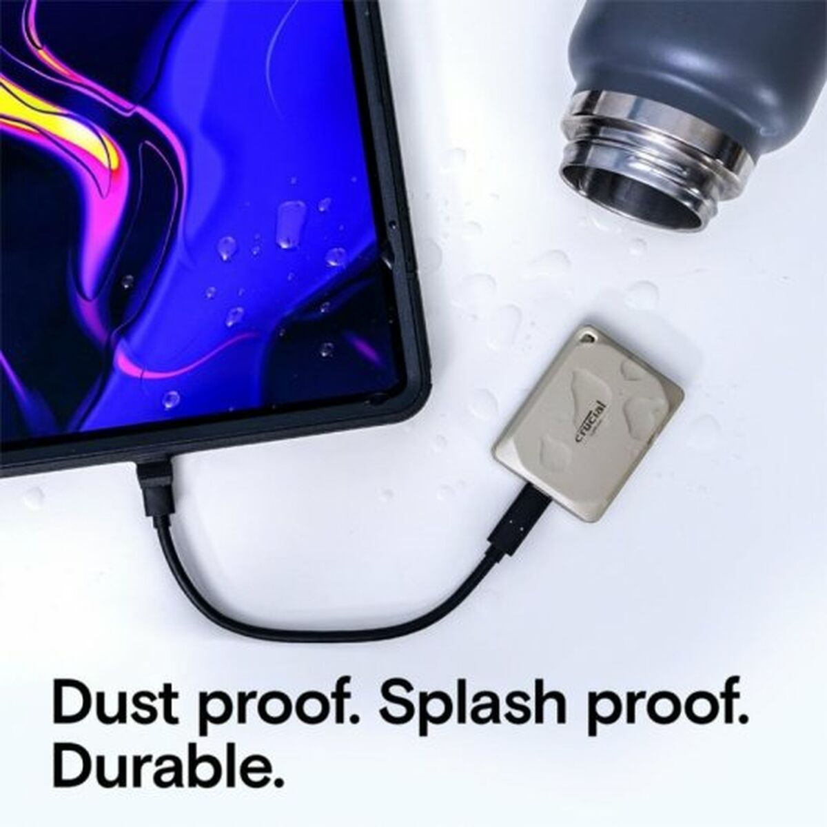 Extern Hårddisk Crucial X9 Pro 1 TB SSD - 3