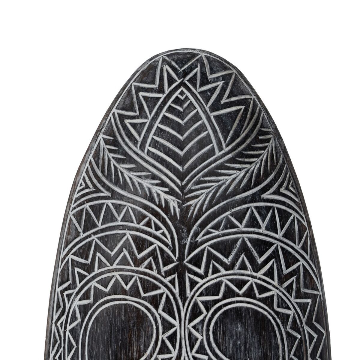 Prydnadsfigur Vit Brun Mask 24 x 5 x 80 cm - 5