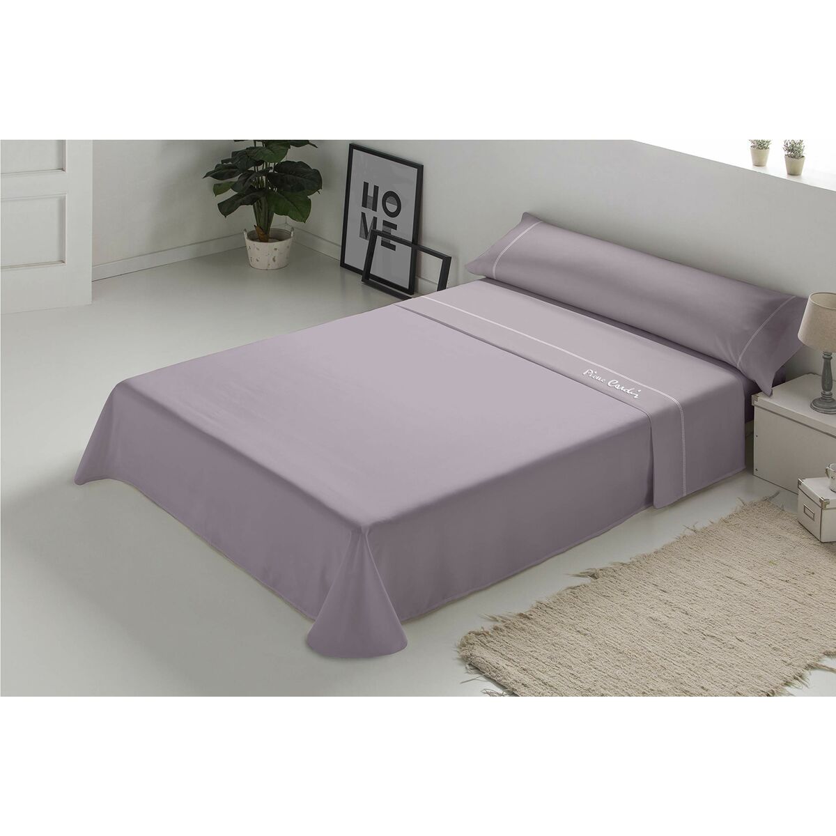 Bäddset Pierre Cardin ARCADIA Malva-färg Säng 105 - 3