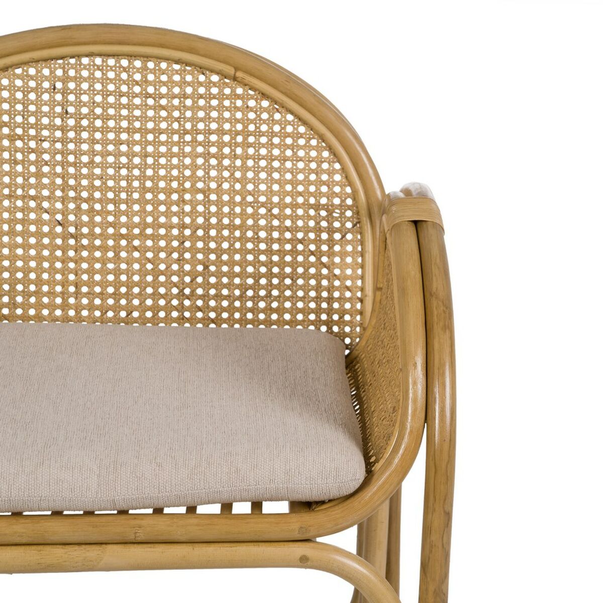 Fåtölj Naturell Rattan 63,5 x 58 x 77 cm - 5