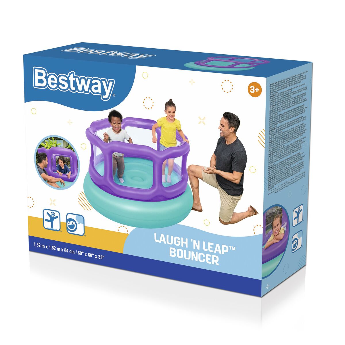 Uppblåsbart slott Bestway - 2