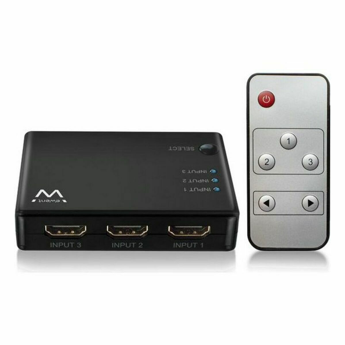 AV-adapter/omvandlare Ewent EW3730 HDMI 4K Svart - 2