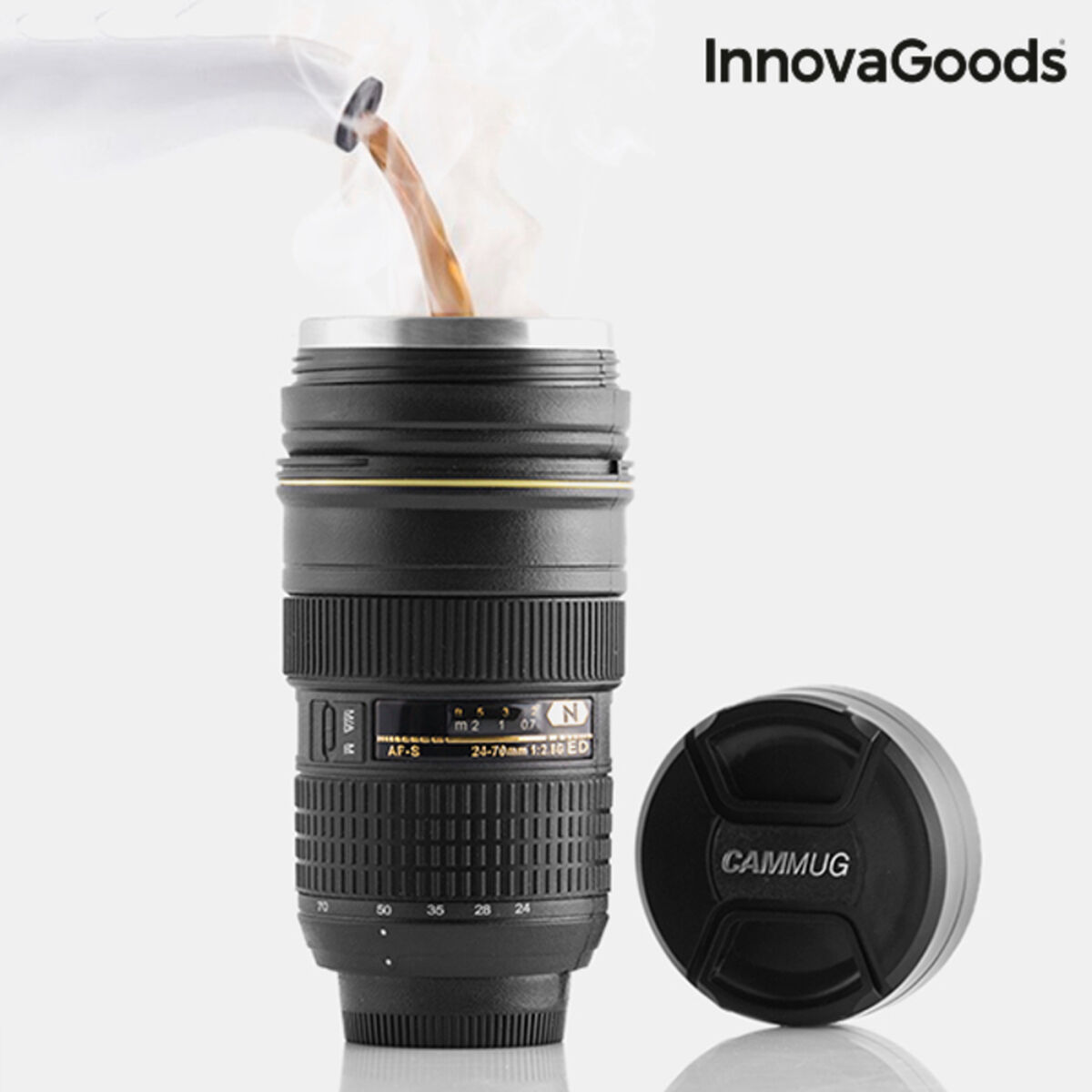 Termosmugg med lock InnovaGoods - 17