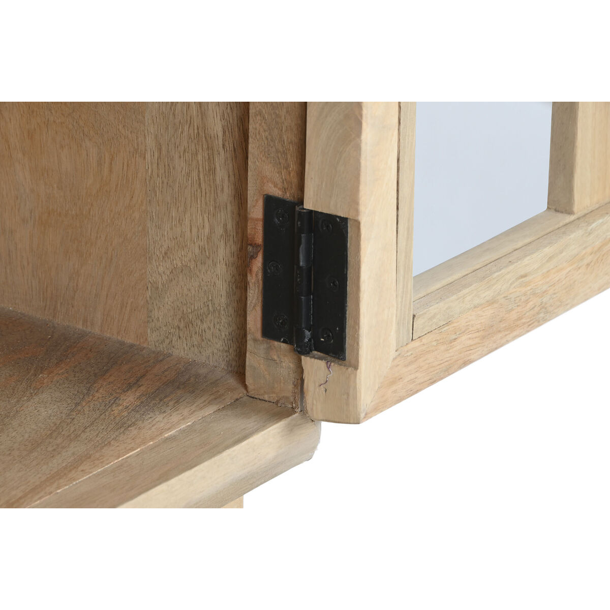 TV-möbler Home ESPRIT Naturell Glas Mangoträ 135 x 35 x 52 cm - 15