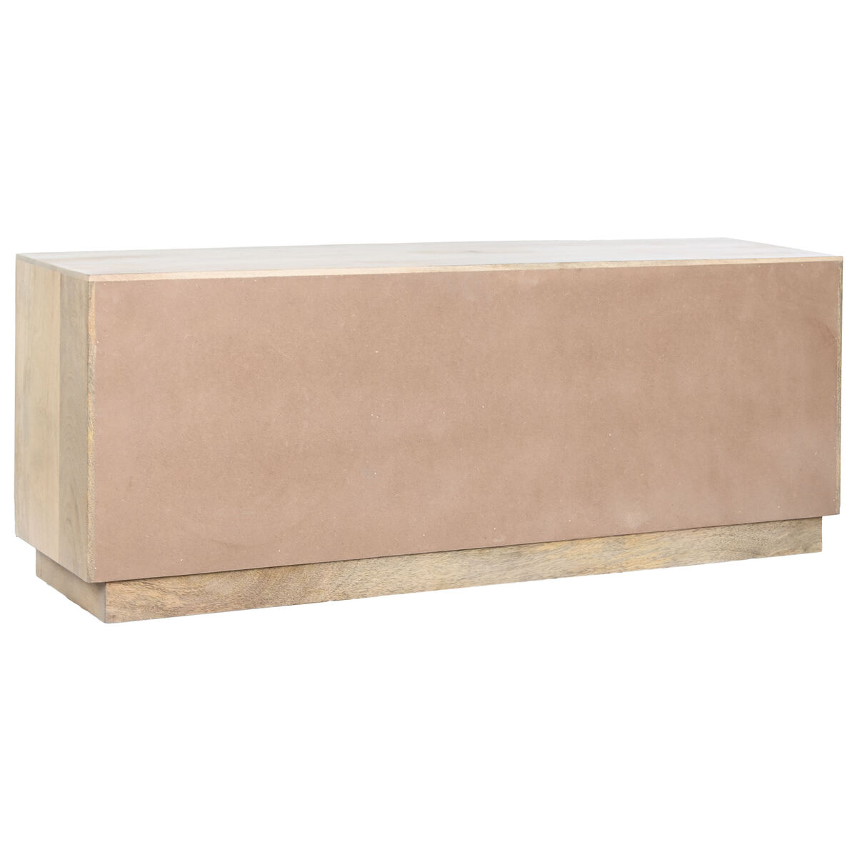 TV-möbler Home ESPRIT Naturell Glas Mangoträ 135 x 35 x 52 cm - 2