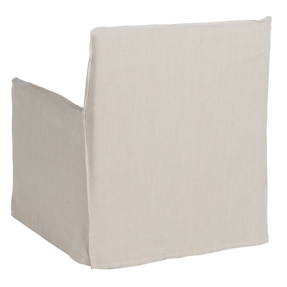 Fåtölj Kräm Fjäder furuträ Foam 75 x 76 x 90,5 cm - 4