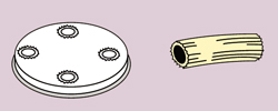 Form "maccheroni" ø 8,5 mm för CBF0002