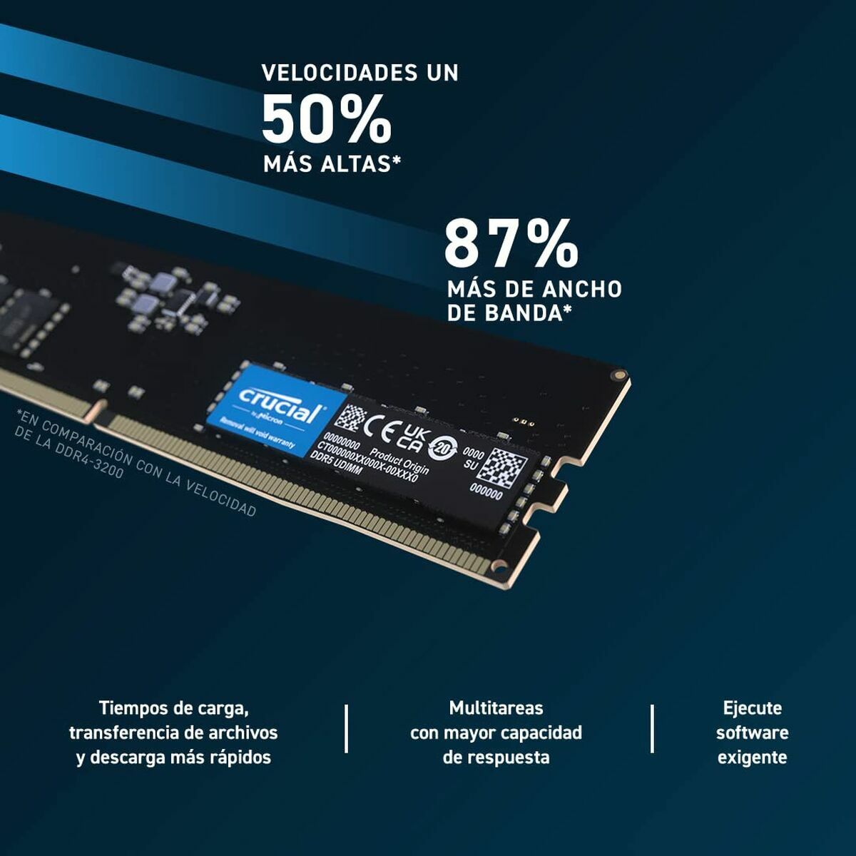 RAM-minne Crucial CT2K16G48C40U5 DDR5 4800 MHz 32 GB CL40 - 3