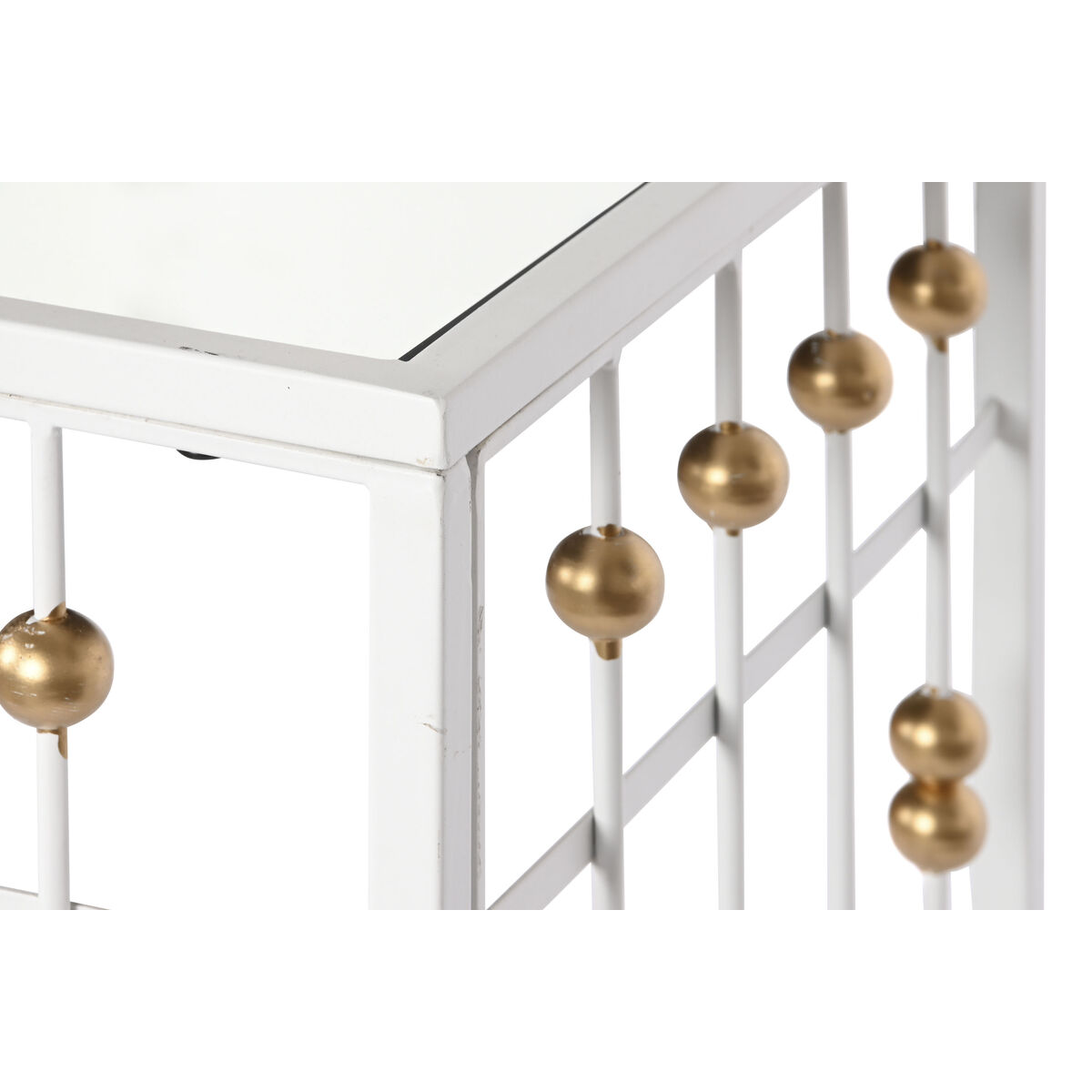 Mottagare Home ESPRIT Vit Gyllene 120 x 40 x 80 cm - 10