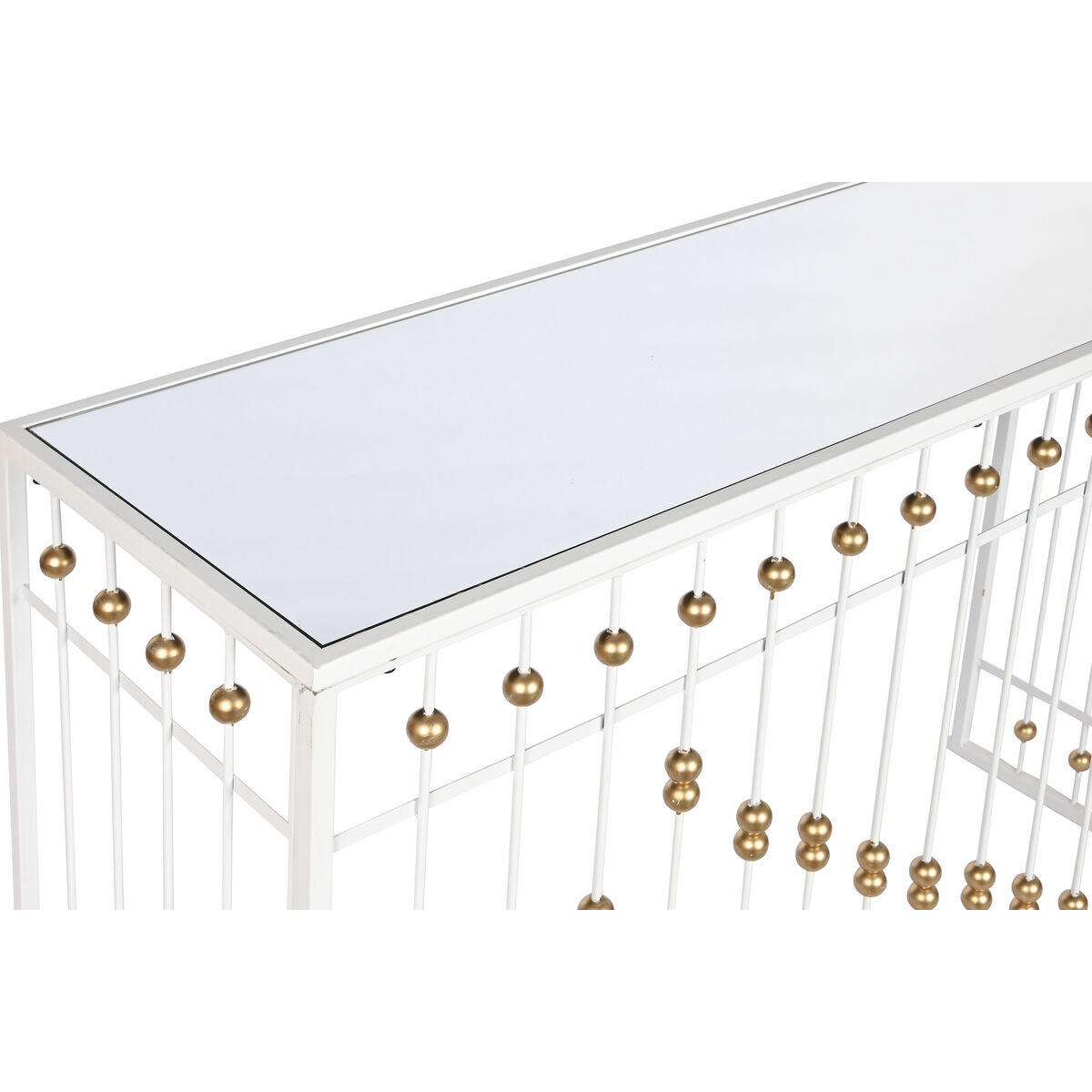 Mottagare Home ESPRIT Vit Gyllene 120 x 40 x 80 cm - 7