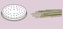Form "spaghetti" ø 2 mm för CBF0002