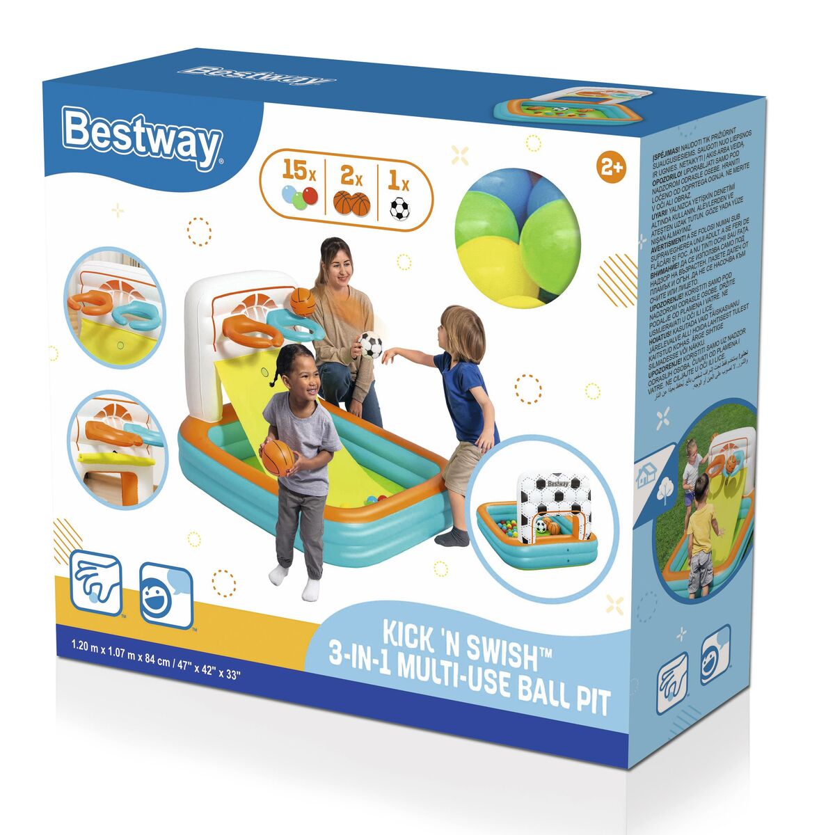 Bollhav Bestway Kick N'Swish 120 x 107 x 84 cm - 5