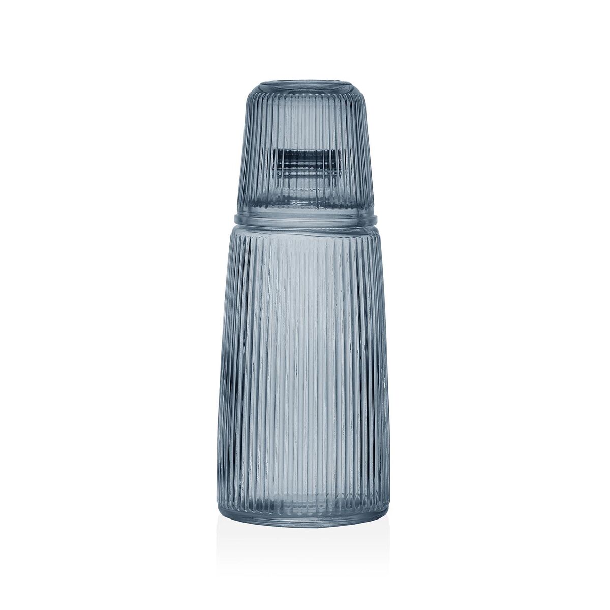 Vattenflaska Versa Blå Glas Aluminium 10,3 x 26 x 10,3 cm - 2