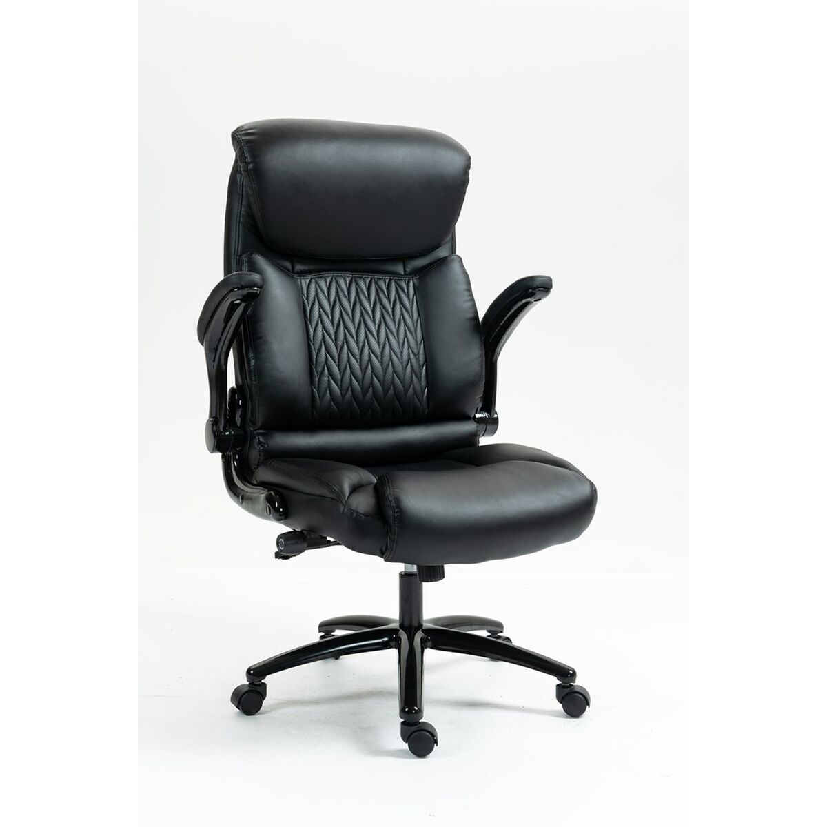 Kontorsstol Activejet YK7406-1 BK Svart 1 Delar - 2