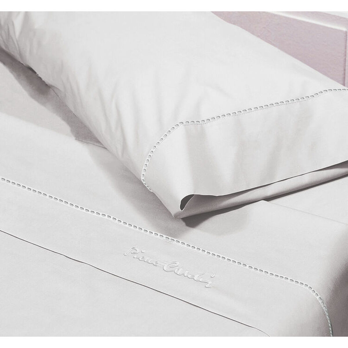 Bäddset Pierre Cardin ARCADIA Vit Säng 135 - 2