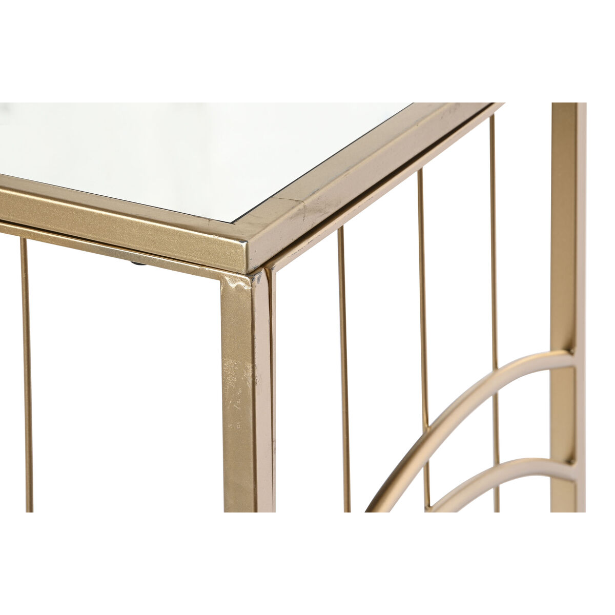 Console Home ESPRIT Gyllene Speglar 120 x 40 x 80 cm - 6