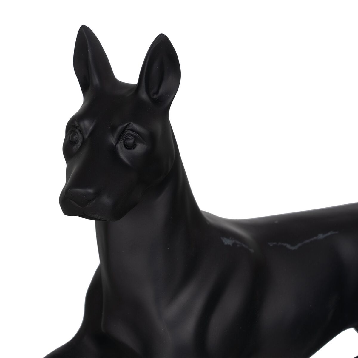 Prydnadsfigur Svart Hund 37,5 x 13,5 x 22 cm - 2