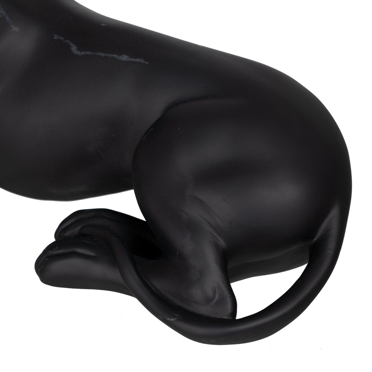 Prydnadsfigur Svart Hund 37,5 x 13,5 x 22 cm - 4