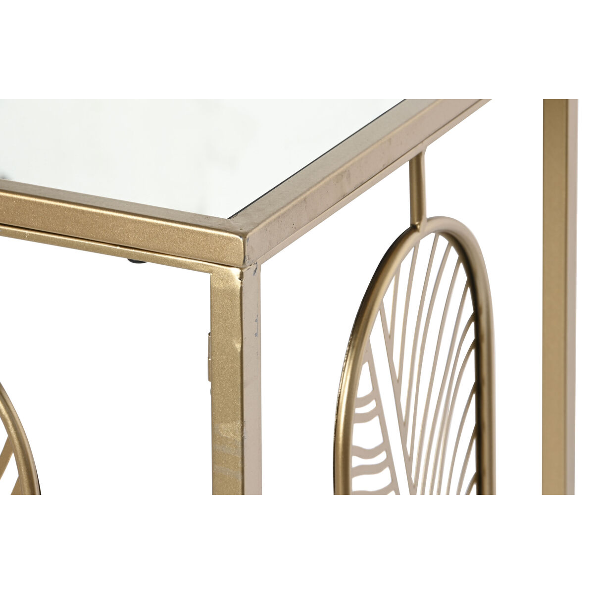 Console Home ESPRIT Gyllene Speglar 120 x 40 x 80 cm - 9