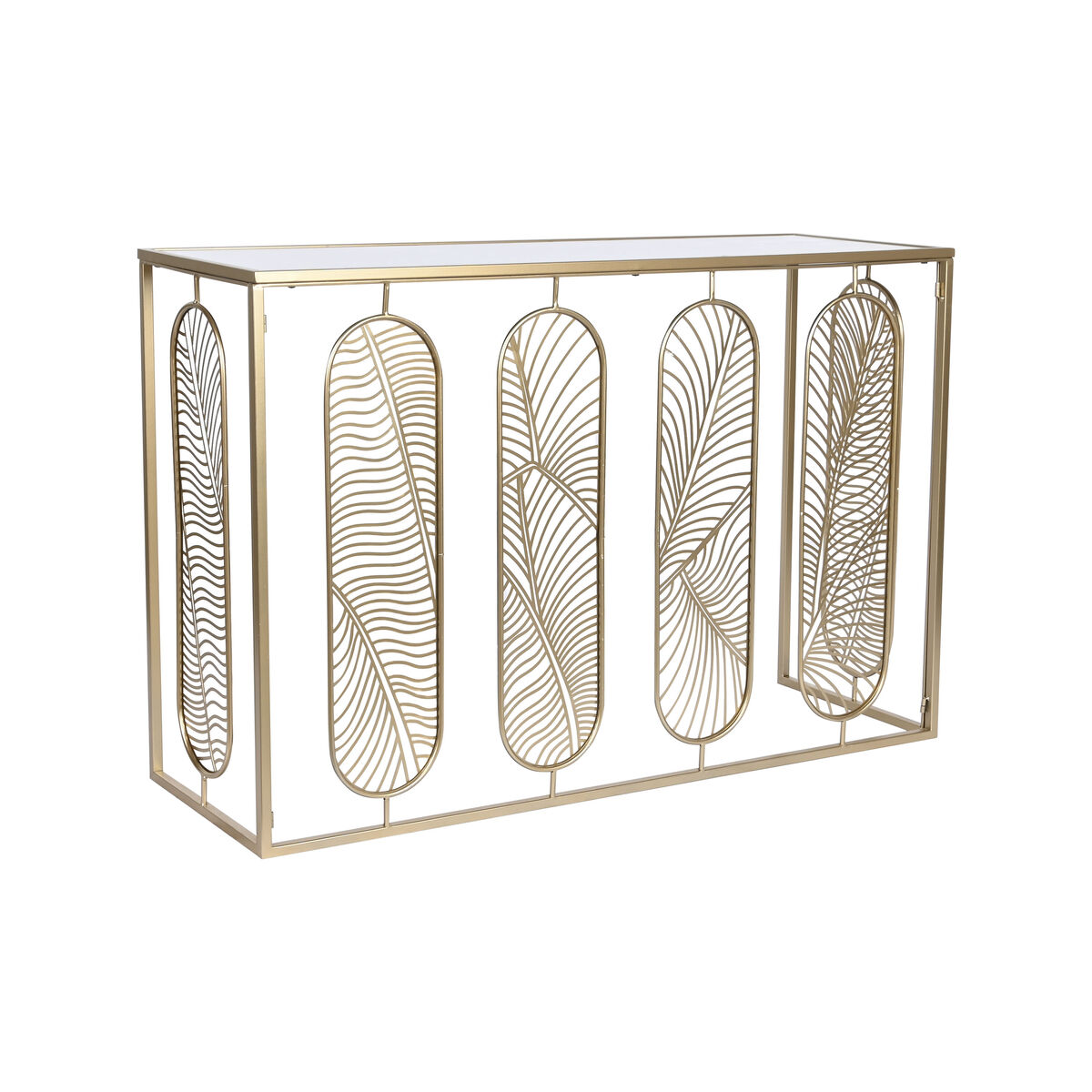 Console Home ESPRIT Gyllene Speglar 120 x 40 x 80 cm - 7