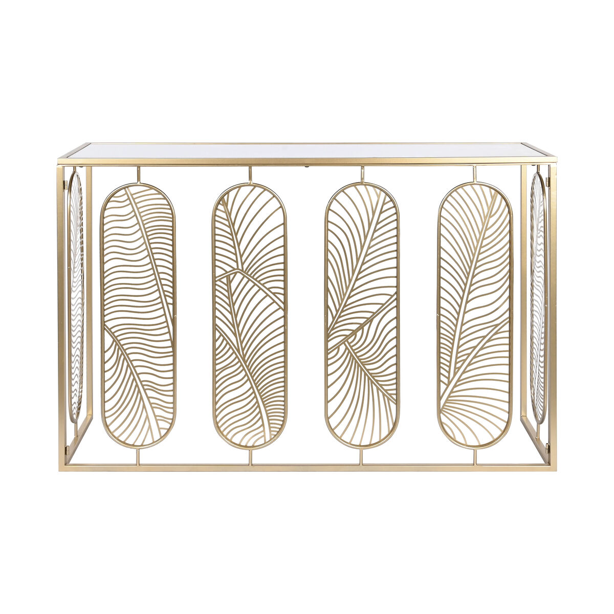 Console Home ESPRIT Gyllene Speglar 120 x 40 x 80 cm - 2