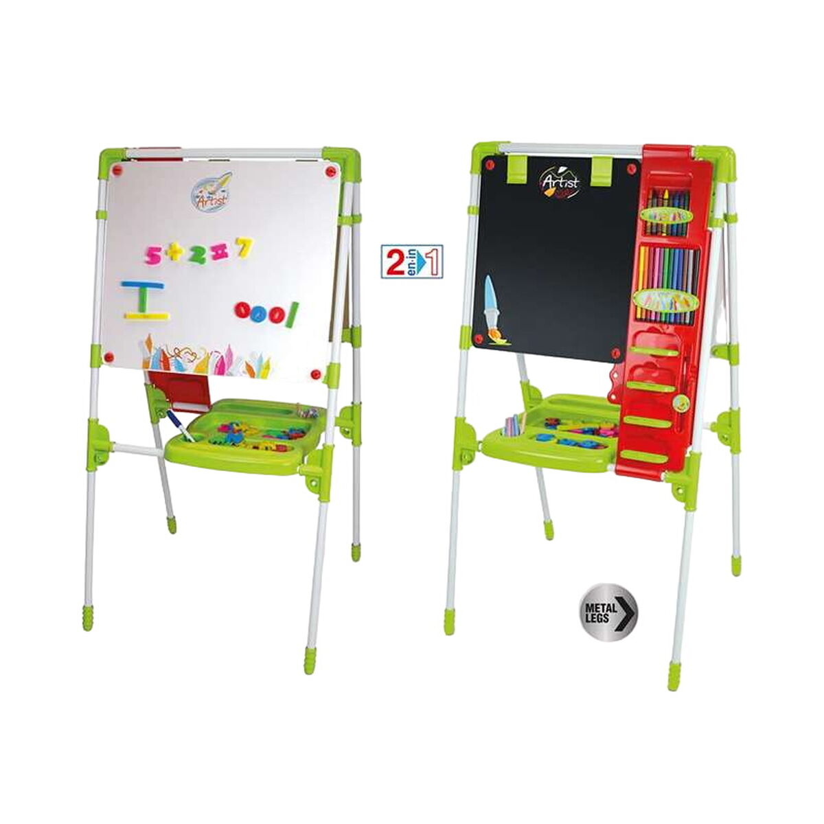Tavla 2 i 1 Chicos 63 x 60 x 120 cm Hopfällbar - 8