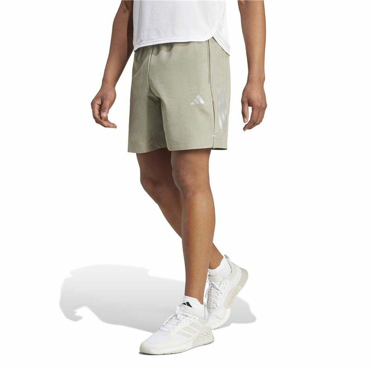 Sportshorts för män Adidas Gym+ Training 3 Bandas Brun - 2